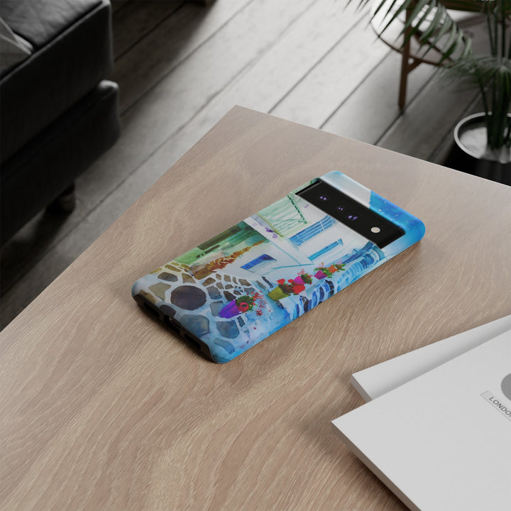 Impact Resistant, Greece House, Cute Phone Cases for Samsung S24, S23, S22, S21, IPhone 15 pro Iphone 14 pro Iphone 13 IPhone 12 Iphone 11 - Studio40ParkLane