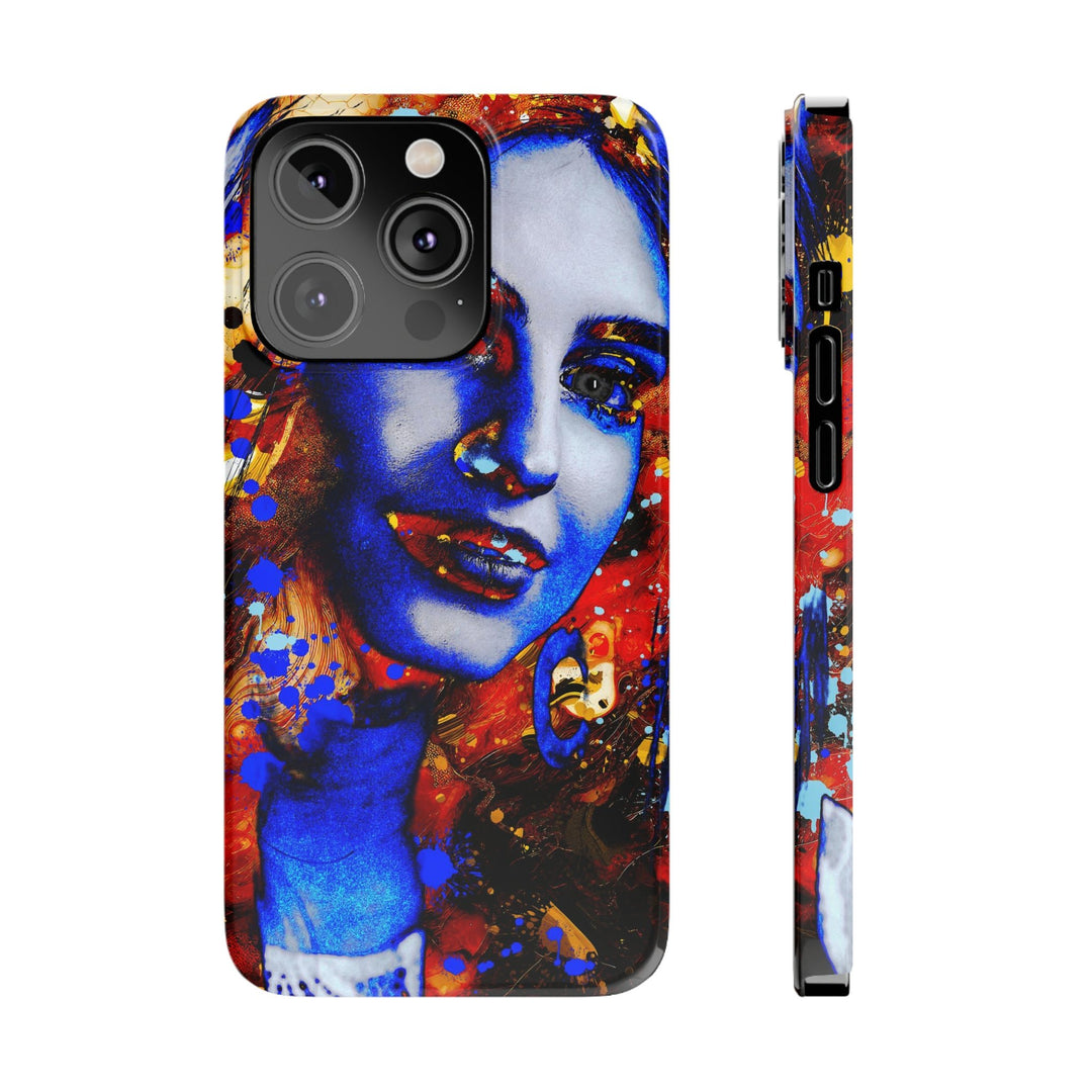 Slim Cute Phone Cases for Iphone - | iPhone 15 Case | iPhone 15 Pro Max Case, Iphone 14 Case, Iphone 14 Pro Max, Iphone 13, Marble Splash Face - Studio40ParkLane