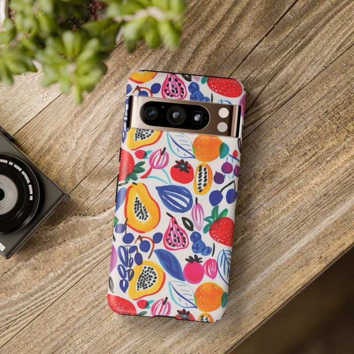 Premium Tough Summer Fruit Collage Gift for Her Cute Phone Cases for Samsung and Iphone, 16, 15, 14, S24, S23, S22, S21, S20, Plus, Ultra, Pro - Studio40ParkLane