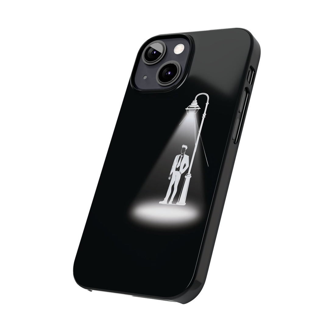 Slim Mystery Man Spotlight Gift for Her Cute Phone Cases for Iphone 16 Pro Max | iPhone 15 Case | iPhone 15 Pro Max Case, Iphone 14, 13, 12, 11, 10, 8, 7 - Studio40ParkLane