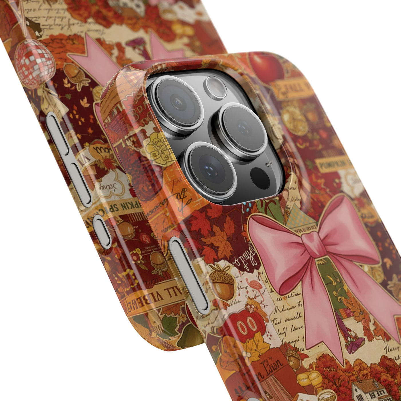 New England fall Coquette Collage Cute Phone Case for Iphone 16 - | iPhone 15 Pro Max Case | iPhone 14 Case Iphone 13 12 11 10 9 8 7 X XS - Studio40ParkLane