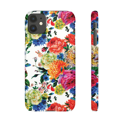 Snap Spring Flowers Cute Phone Cases for Samsung S24, S23, S22, S21, S20, Plus and Ultra, Iphone 16 Pro Max, Iphone 15, 14, 13, 12, 11, 10 - Studio40ParkLane