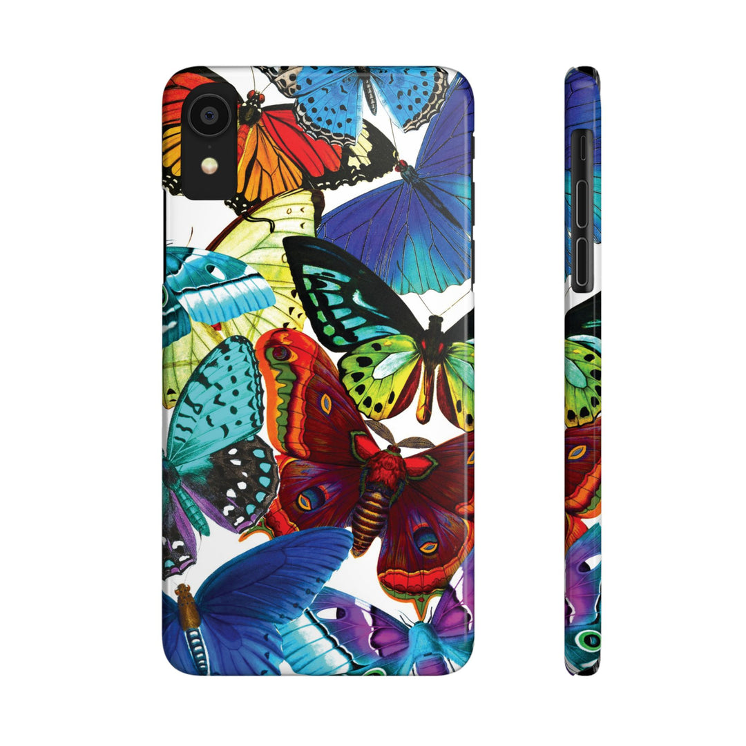 Slim Bright Butterflies Gift for Her Cute Phone Cases for Iphone 16 Pro Max | iPhone 15 Case | iPhone 15 Pro Max Case, Iphone 14, Iphone 14 Pro Max, Iphone 13 12 11 8 7 - Studio40ParkLane
