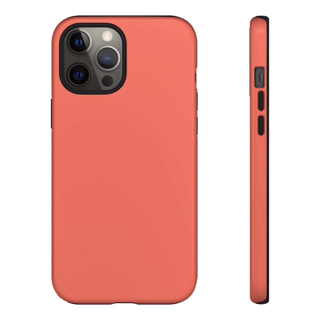 Premium Tough Coral Pink Orange Gift for Her Cute Phone Cases for Samsung S25 S24, S23, S22, S21, Iphone, 16, 15, 14, 13 Pro Max Ultra - Studio40ParkLane