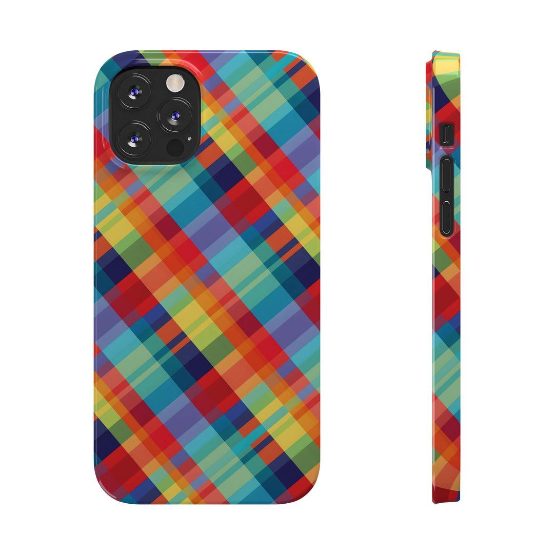 Slim Checkered Plaid Gift for Her Cute Phone Cases for Iphone 16 Pro Max | iPhone 15 Case | iPhone 15 Pro Max Case, Iphone 14, 13, 12, 11, 10, 8, 7 - Studio40ParkLane