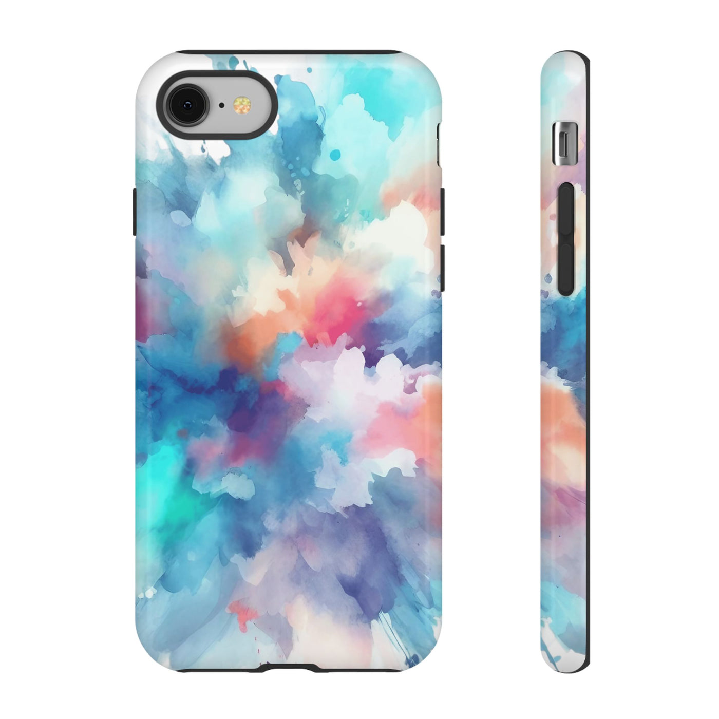 Cute Phone Case, Paint Splash for IPhone 16 pro Max | Iphone 15, Iphone 14, IPhone 13 Case, 11 8 7, Samsung Galaxy S24, S23, S22, S21, 2 Layer Protection