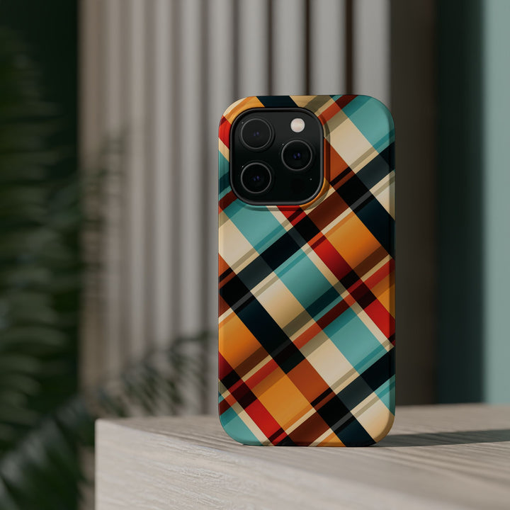 Checkered Plaid Magsafe Gift for Her Cute Phone Case for Iphone, | iPhone 16 | iPhone 15 Pro Max, Iphone 14 Pro Max, 13 12 11 10 9 8 7 - Studio40ParkLane