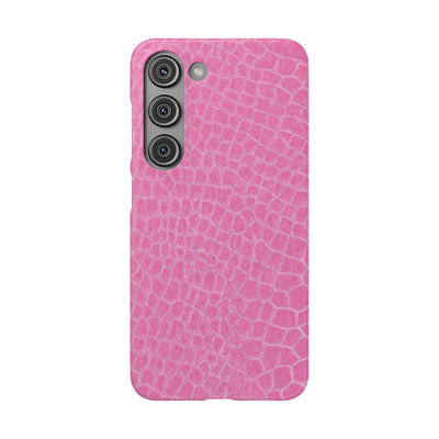Snap Non Leather Pink Color Pattern Gift for Her Cute Phone Cases for Samsung Galaxy S24, S23, S22, S21, S20, Plus, Ultra, Iphone 16, 15, 14, Pro and Max - Studio40ParkLane