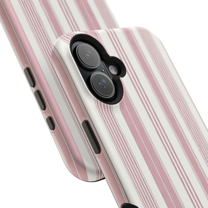 MagSafe Cute Phone Case, Coastal Striped Phone Case for iPhone 17 16 15 14 13 12 Pro Max, Samsung S26 S25 S24 Ultra case - Studio40ParkLane