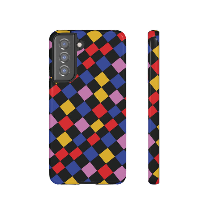 Aesthetic Tough Colorful Checkerboard Phone Case Premium - For iPhone 17 Pro Max iPhone 16 Pro iPhone 15 Iphone 14 Plus 13 Pro 12 11 10 XR - Studio40ParkLane