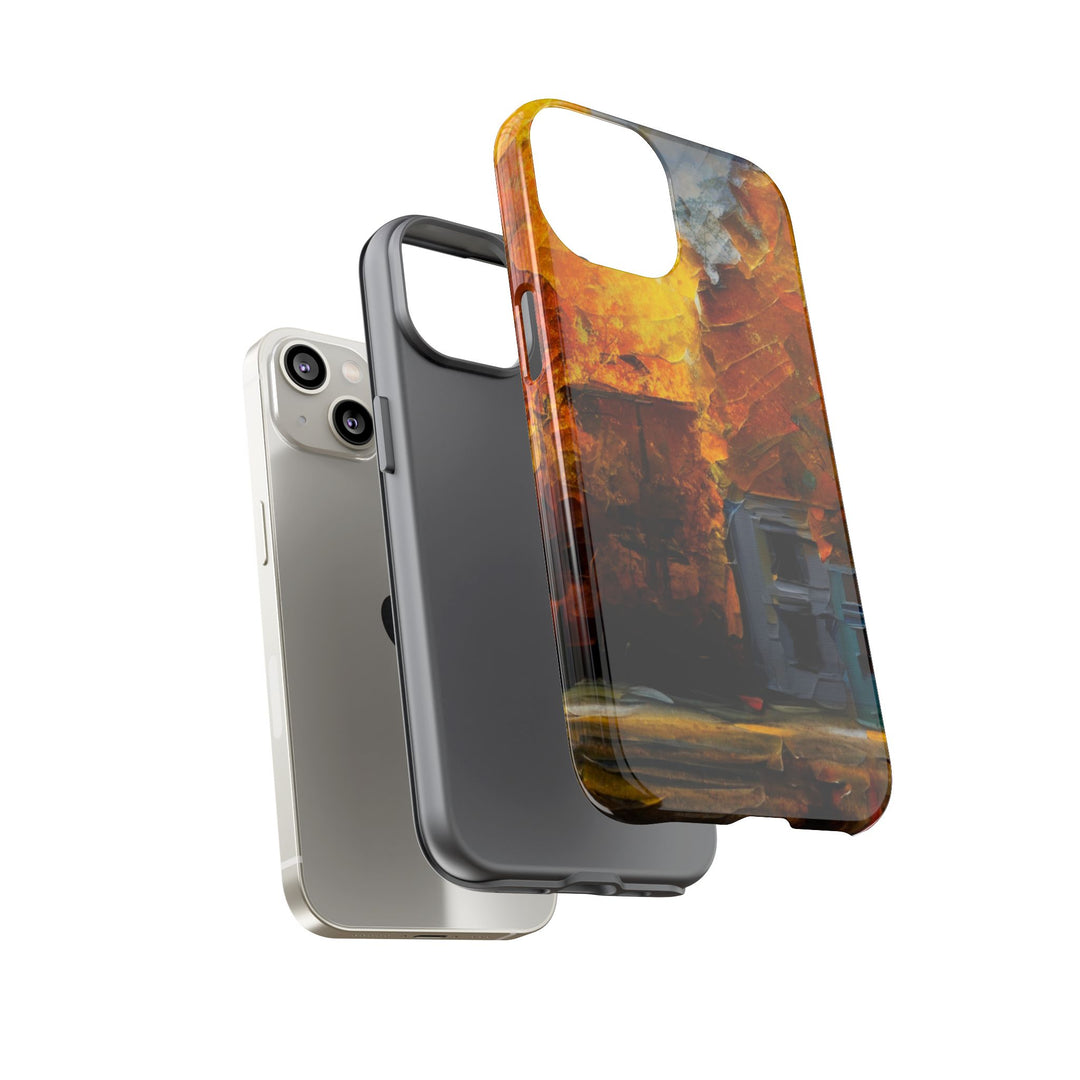 Impact Resistant, Fall Leaves Oil Painting, Cute Phone Cases for Samsung S24, S23, S22, S21, IPhone 15 pro Iphone 14 pro Iphone 13 IPhone 12 Iphone 11 - Studio40ParkLane
