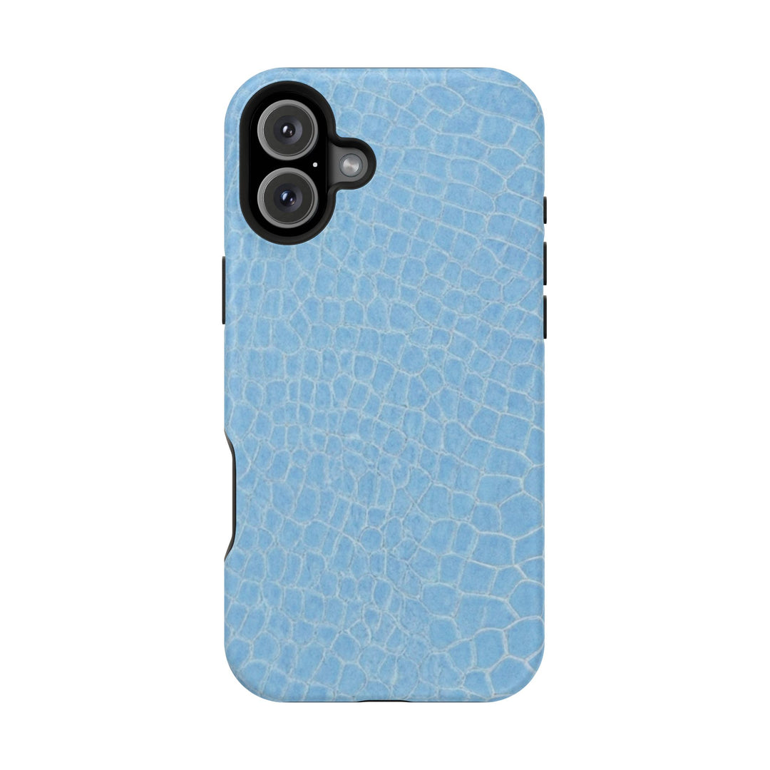Non Leather Blue Color Pattern Magsafe Cute Phone Case for Iphone Gift for Her, | iPhone 15 Case | iPhone 15 Pro Max Case, Iphone 14, Iphone 14 Pro Max, Iphone 13, Iphone 16 - Studio40ParkLane
