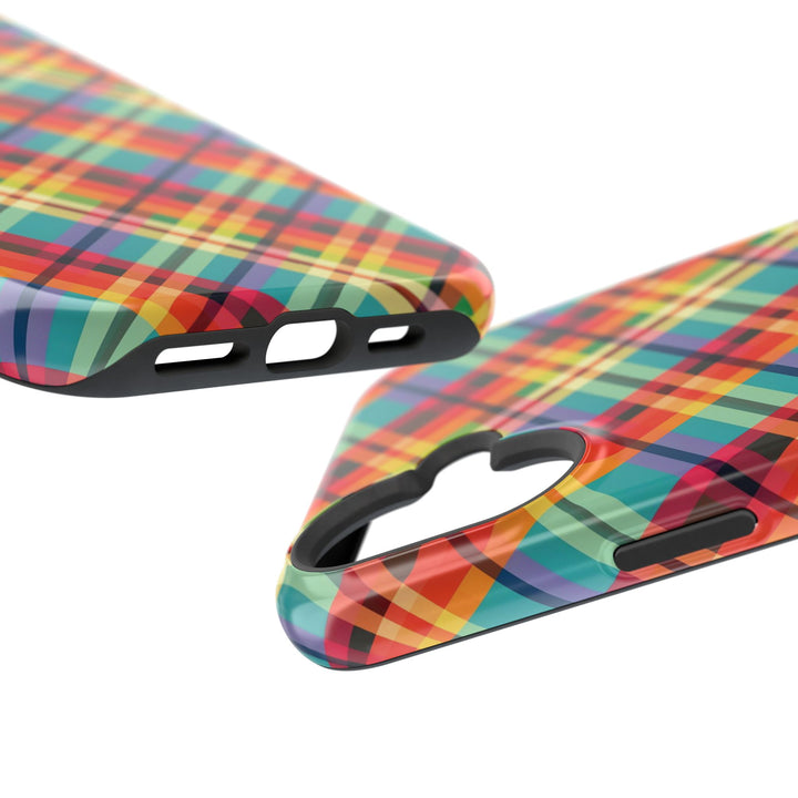 Checkered Plaid Magsafe Gift for Her Cute Phone Case for Iphone, | iPhone 16 | iPhone 15 Pro Max, Iphone 14 Pro Max, 13 12 11 10 9 8 7 - Studio40ParkLane