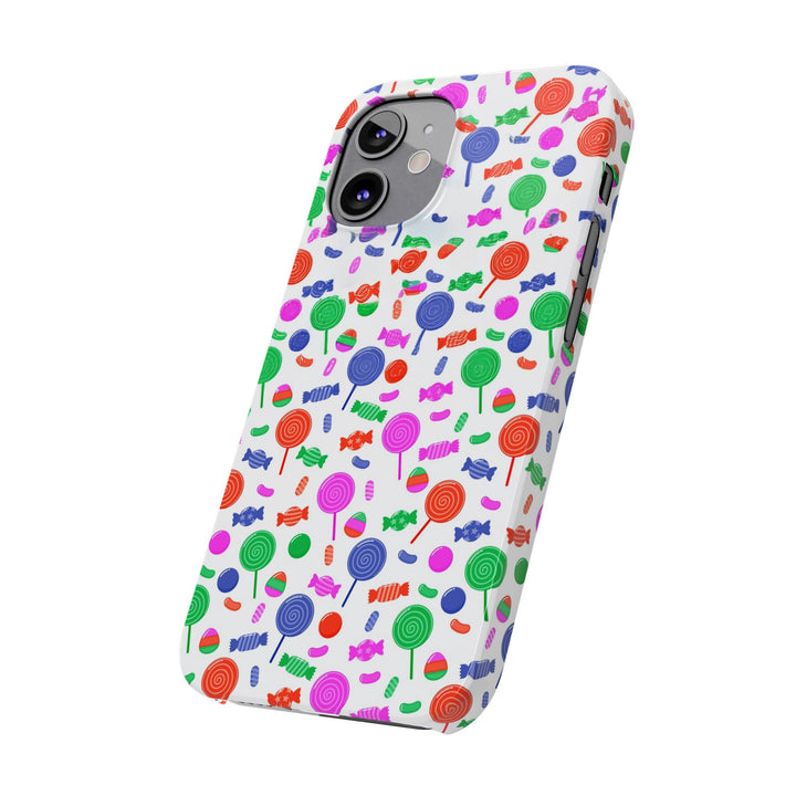 Slim Cute Phone Cases for Iphone - | iPhone 15 Case | iPhone 15 Pro Max Case, Iphone 14 Case, Iphone 14 Pro Max, Iphone 13, Summer Lollipops Red - Studio40ParkLane