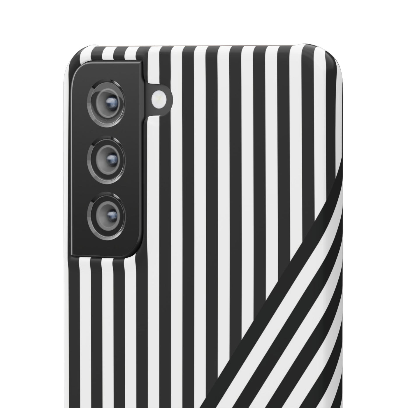 Aesthetic Black White Stripes Cute Phone Case Sleek Snap - For iPhone 17 Pro Max iPhone 16 Pro iPhone 15 Iphone 14 Plus 13 Pro 12 11 10 Gift - Studio40ParkLane