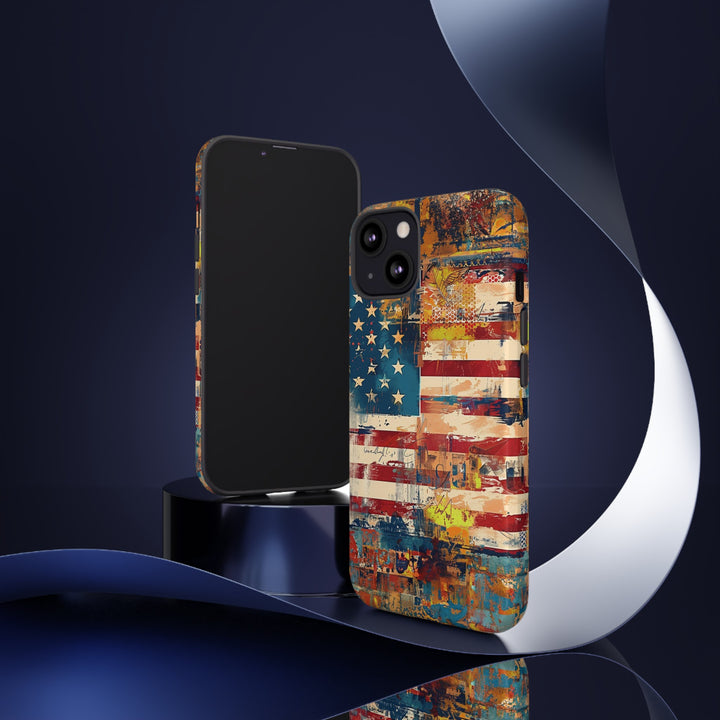 Impact Resistant, American Flag, Cute Phone Cases for Samsung S24, S23, S22, S21, IPhone 15 pro Iphone 14 pro Iphone 13 IPhone 12 Iphone 11 - Studio40ParkLane