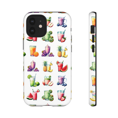 Cute Samsung Case | Cool Iphone Case | Tropical Summer Fruit Cocktail, Samsung S24, S23, S22, S21, IPhone 15 Case | Iphone 14 Case, Iphone 13 Case