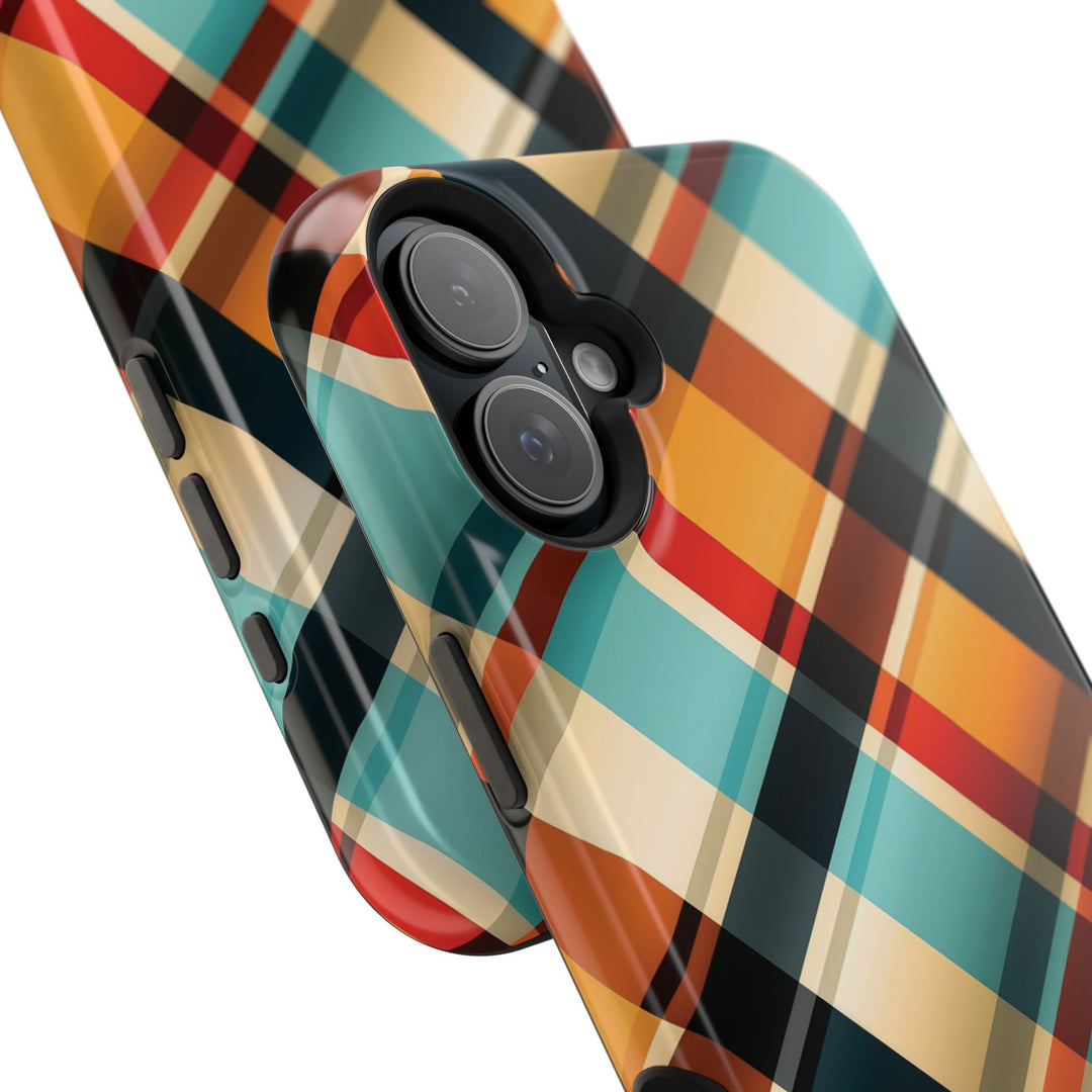 Checkered Plaid Magsafe Gift for Her Cute Phone Case for Iphone, | iPhone 16 | iPhone 15 Pro Max, Iphone 14 Pro Max, 13 12 11 10 9 8 7 - Studio40ParkLane