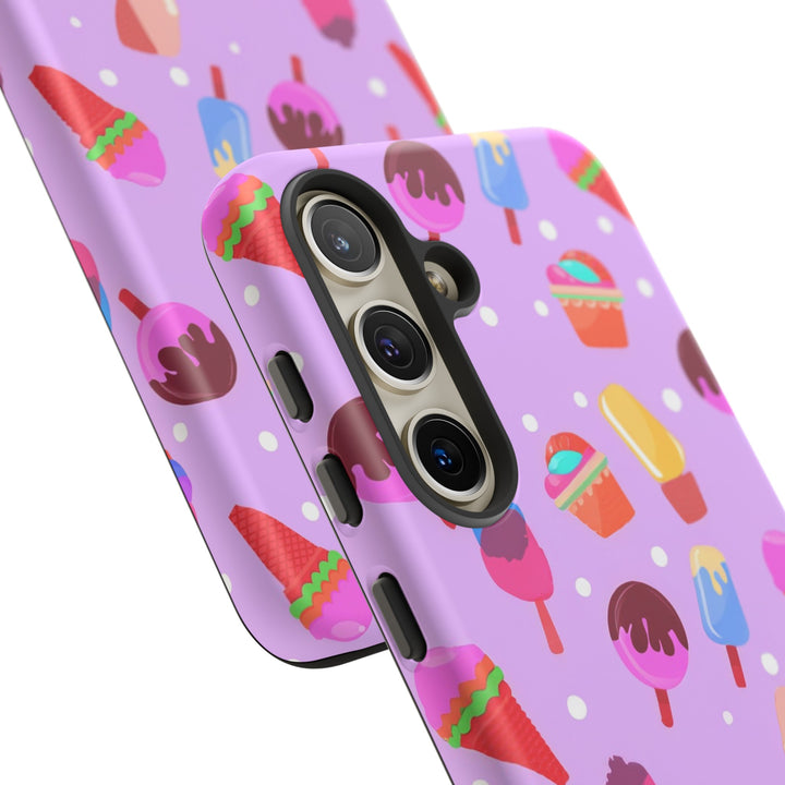 Cute Samsung Case | Cool Iphone Case | Summer Pink Ice - Cream, Samsung S24, S23, S22, S21, IPhone 15 Case | Iphone 14 Case, Iphone 13 Case - Studio40ParkLane