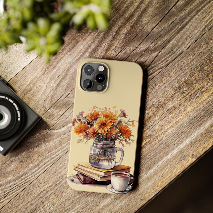 Slim Fall Autumn Leaves Cute Phone Cases for Iphone 16 | iPhone 15 Case | iPhone 15 Pro Max Case, Iphone 14, Iphone 14 Pro Max, Iphone 13, Slim Mom Dad Gift - Studio40ParkLane