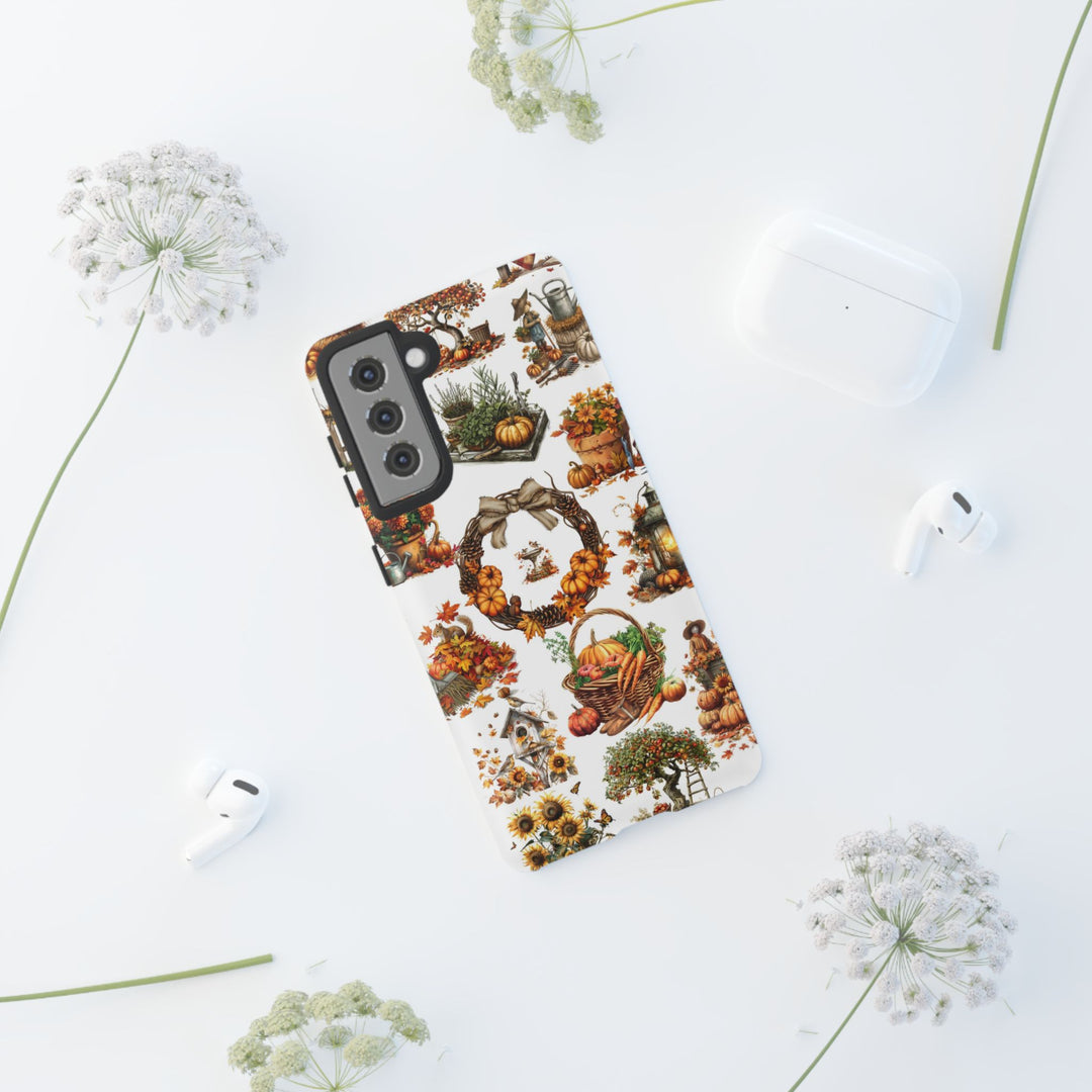 Impact Resistant, Fall Leaves Collage, Cute Phone Cases for Samsung S24, S23, S22, S21, IPhone 15 pro Iphone 14 pro Iphone 13 IPhone 12 Iphone 11 - Studio40ParkLane