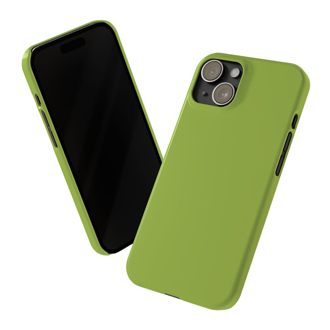 Slim Chartreuse Green Gift for Her Aesthetic Cute Phone Case for Iphone 16 - | iPhone 15 Pro Max Case | iPhone 14 Case 13 12 11 10 9 8 7 - Studio40ParkLane