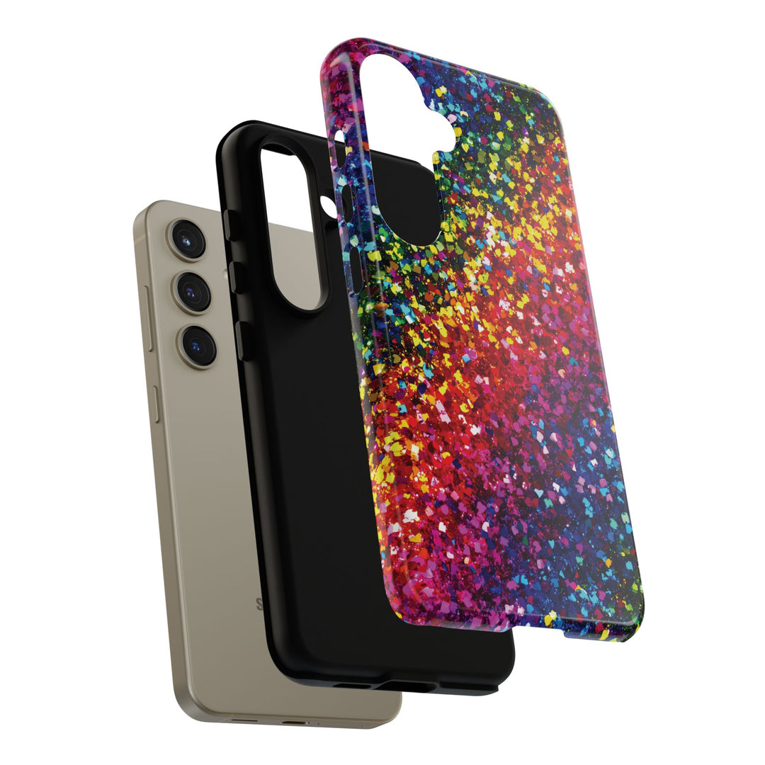 Premium Tough Muted Non - Glitter Color Composition Cute Phone Case, for IPhone 16 pro Max | Iphone 15, Iphone 14, 13, Samsung Galaxy S25, S24 - Studio40ParkLane