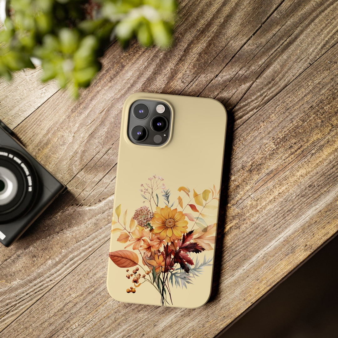 Slim Fall Autumn Leaves Gift for Her Cute Phone Cases for Iphone 16 | iPhone 15 Case | iPhone 15 Pro Max Case, Iphone 14, Iphone 14 Pro Max, Iphone 13, Slim - Studio40ParkLane