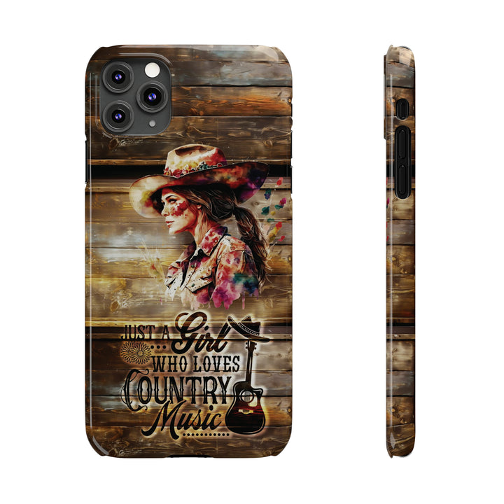 Slim Cute Phone Cases for Iphone - | iPhone 15 Case | iPhone 15 Pro Max Case, Iphone 14 Case, Iphone 14 Pro Max, Iphone 13, Country Music Girl - Studio40ParkLane