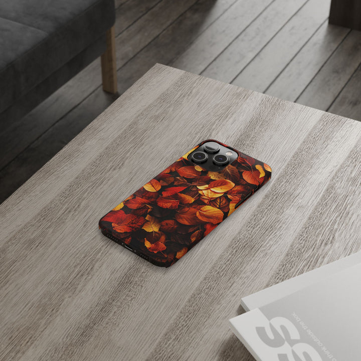 Slim Fall Autumn Leaves Gift for Her Cute Phone Cases for Iphone 16 | iPhone 15 Case | iPhone 15 Pro Max Case, Iphone 14, Iphone 14 Pro Max, Iphone 13, Slim - Studio40ParkLane