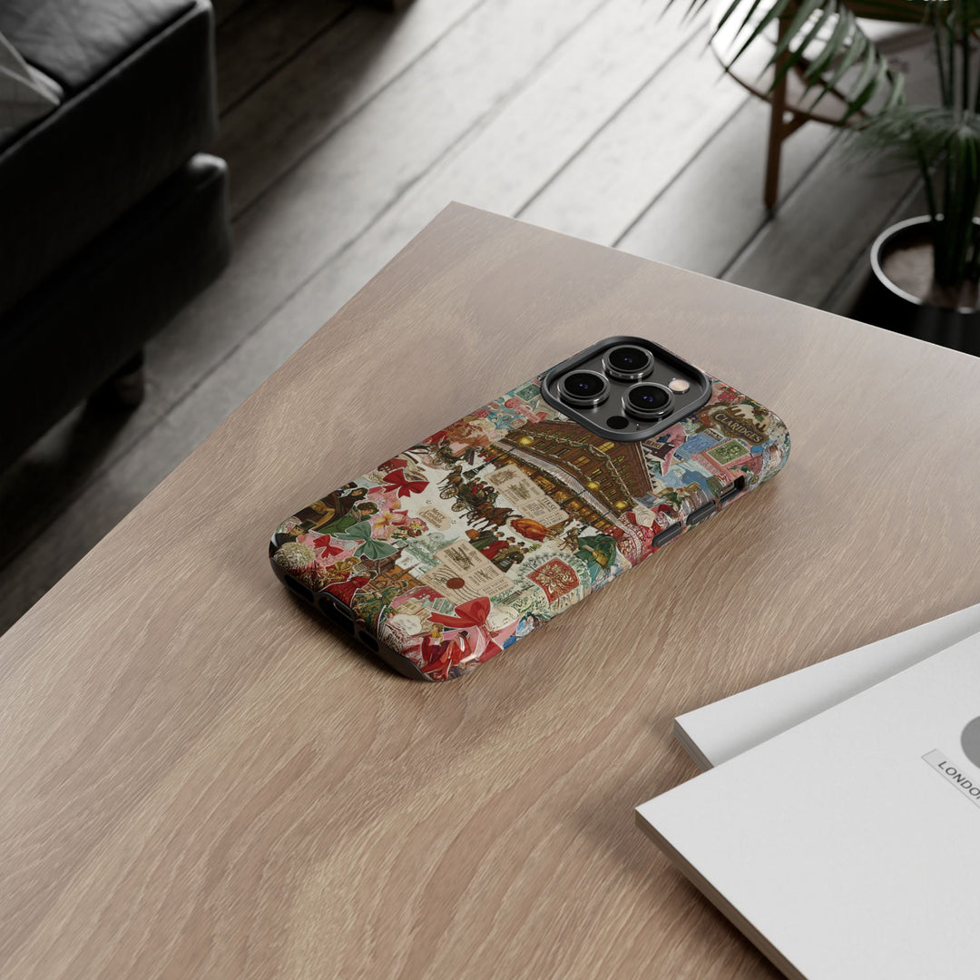 Aesthetic Tough London Coquette Collage Premium Phone Case - For iPhone 17 Pro Max iPhone 16 Pro iPhone 15 Iphone 14 Plus 13 Pro 12 11 10 XR - Studio40ParkLane