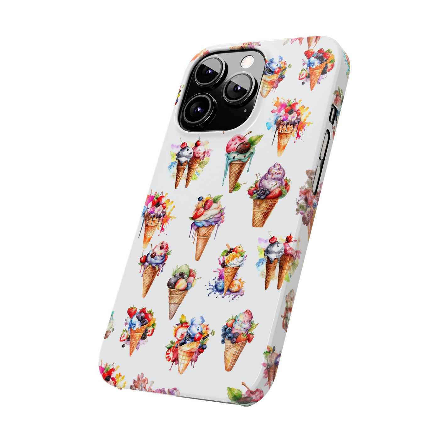 Slim Summer Ice Cream Slim Cute Phone Cases for Iphone  | iPhone 15 Case | iPhone 15 Pro Max Case, Iphone 14, Iphone 14 Pro Max, Iphone 13