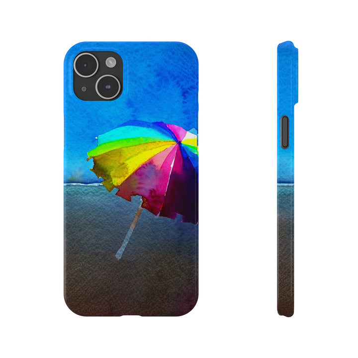 Slim Cute Phone Cases for Iphone - | iPhone 15 Case | iPhone 15 Pro Max Case, Iphone 14 Case, Iphone 14 Pro Max, Iphone 13, Summer Beach Umbrella - Studio40ParkLane