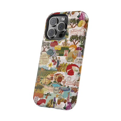 Italy Tuscany Coquette Collage Tough Magsafe Cute Phone Cases for Iphone | iPhone 17 Pro Max Case, Iphone 16, Iphone 15 14 13 12 11 10 9 - Studio40ParkLane