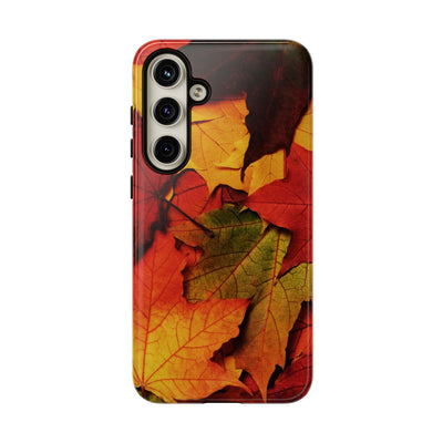 Autumn Fall Leaves Gift Cute Phone Case for, Samsung Galaxy S24, S23, S22, S21, IPhone 16 Case | Iphone 15, Iphone 14, IPhone 13 Case Mom Dad Gift