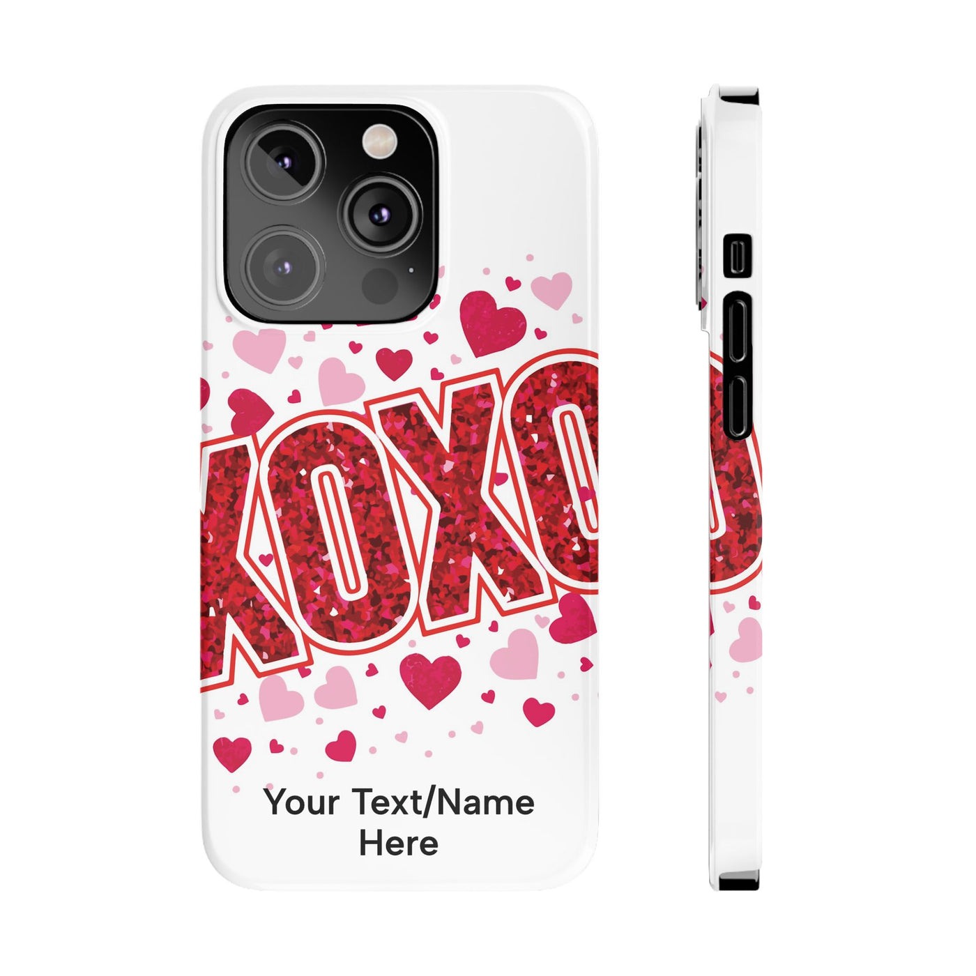 Slim Custom Personalized Valentine Love Gift for Her Cute Phone Cases for Iphone 16 Pro Max | iPhone 15 Case | iPhone 15 Pro Max Case, Iphone 14, 13, 12, 11, 10, 8, 7