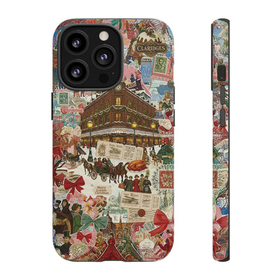 Aesthetic Tough London Coquette Collage Premium Phone Case - For iPhone 17 Pro Max iPhone 16 Pro iPhone 15 Iphone 14 Plus 13 Pro 12 11 10 XR - Studio40ParkLane