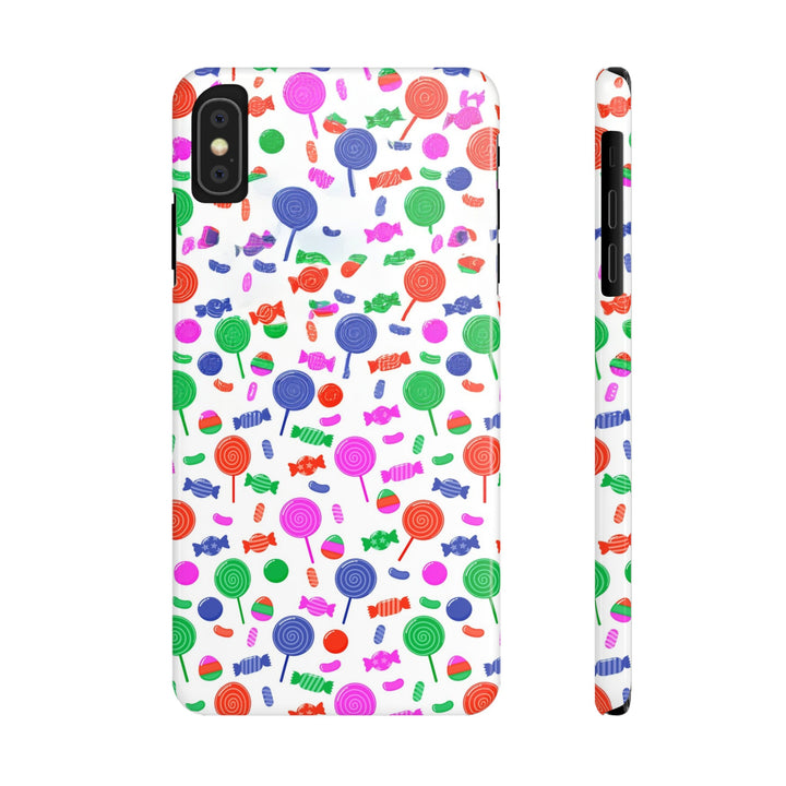 Slim Cute Phone Cases for Iphone - | iPhone 15 Case | iPhone 15 Pro Max Case, Iphone 14 Case, Iphone 14 Pro Max, Iphone 13, Summer Lollipops Red - Studio40ParkLane