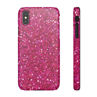 Snap Non-Glitter Muted Pink Play on "Faux" Glitter Effect Cute Phone Cases for Samsung and Iphone, 16, 15, 14, S24, S23, S22, S21, S20, Plus and Ultra