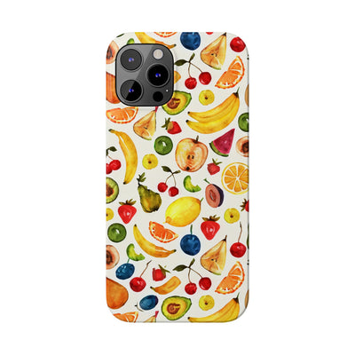 Fruit Mix Display Slim Cute Phone Cases for Iphone  | iPhone 15 Case | iPhone 15 Pro Max Case, Iphone 14, Iphone 14 Pro Max, Iphone 13