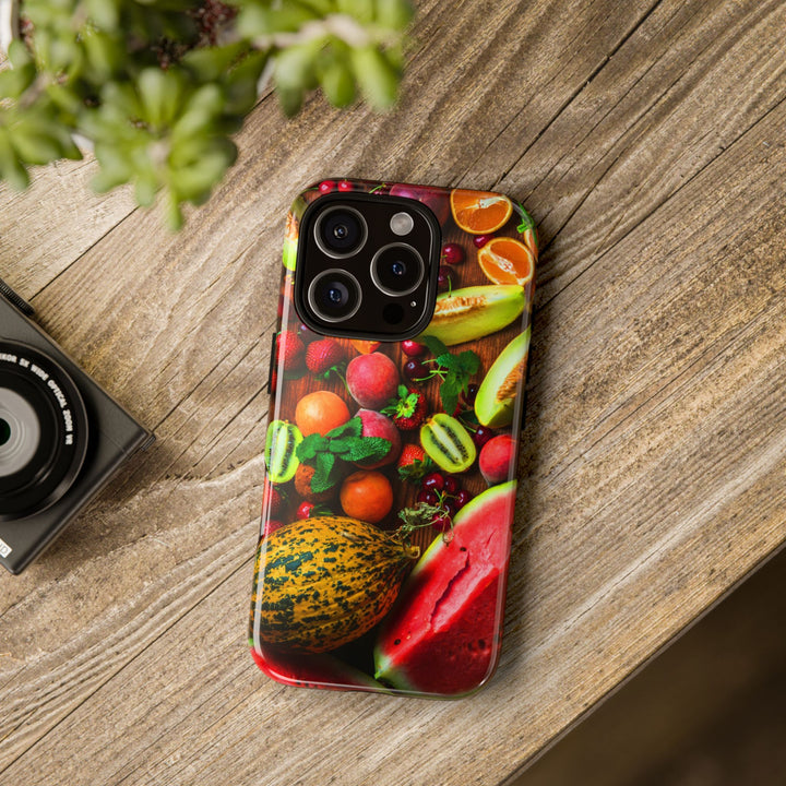 Fall Fruit Collage Cute Phone Case for, Samsung Galaxy S24, S23, S22, S21, IPhone 16 Case | Iphone 15, Iphone 14, IPhone 13 Case Mom Dad Gift - Studio40ParkLane