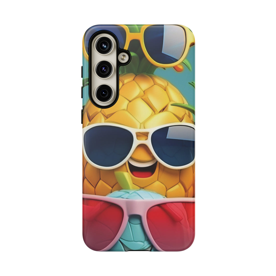 Cute Samsung Phone Case | Aesthetic Samsung Phone Case | Galaxy S23, S22, S21, S20 | Summer Pineapple Fruit, Protective Phone Case - Studio40ParkLane