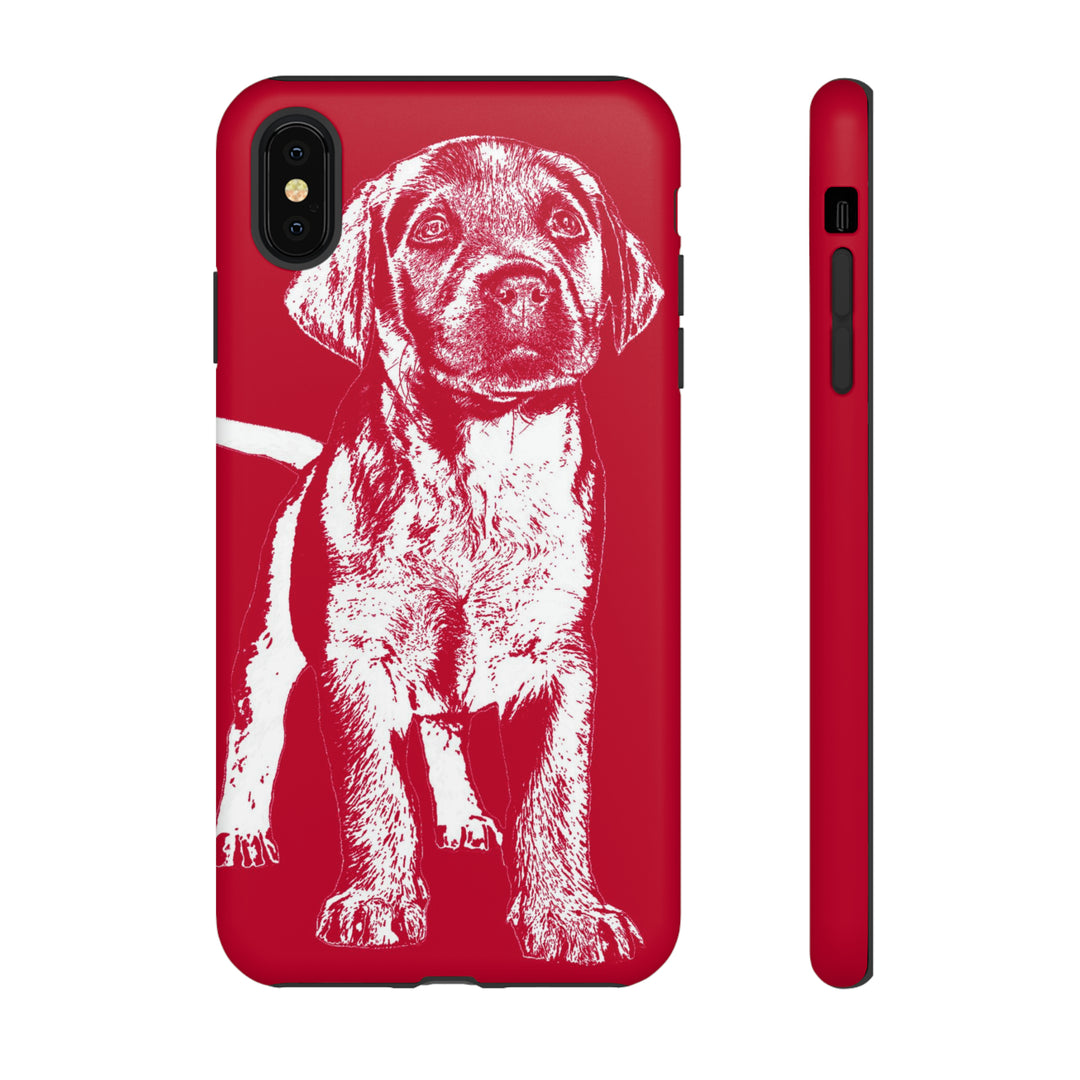 Cute IPhone Case | iPhone 15 Case | iPhone 15 Pro Max Case, Iphone 14 Case, Iphone 14 Pro Max Case IPhone Case for Dog Lovers, Puppy Dog Red - Studio40ParkLane