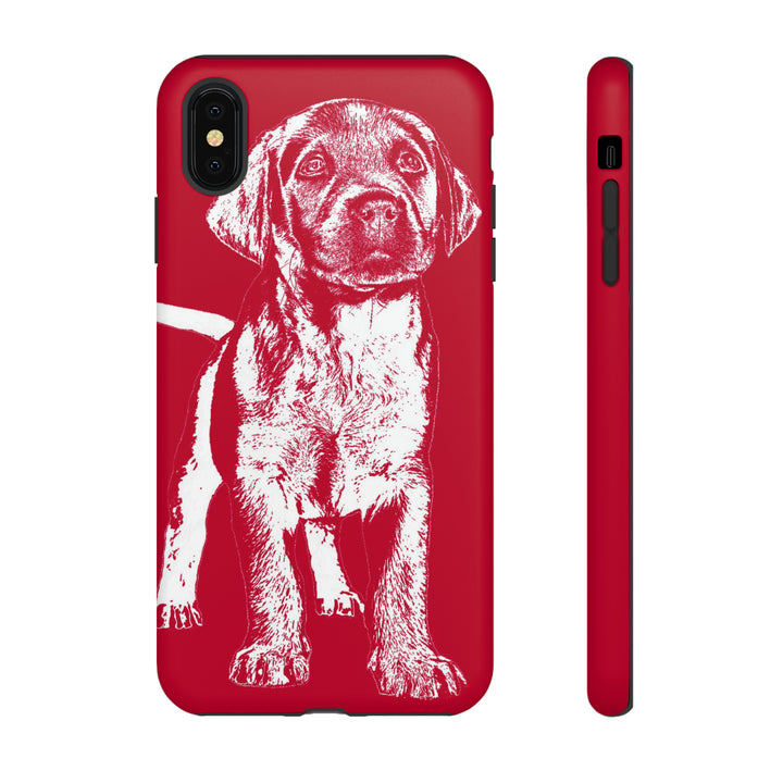Cute IPhone Case | iPhone 15 Case | iPhone 15 Pro Max Case, Iphone 14 Case, Iphone 14 Pro Max Case IPhone Case for Dog Lovers, Puppy Dog Red - Studio40ParkLane