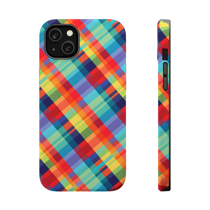 Checkered Plaid Magsafe Gift for Her Cute Phone Case for Iphone, | iPhone 16 | iPhone 15 Pro Max, Iphone 14 Pro Max, 13 12 11 10 9 8 7 - Studio40ParkLane