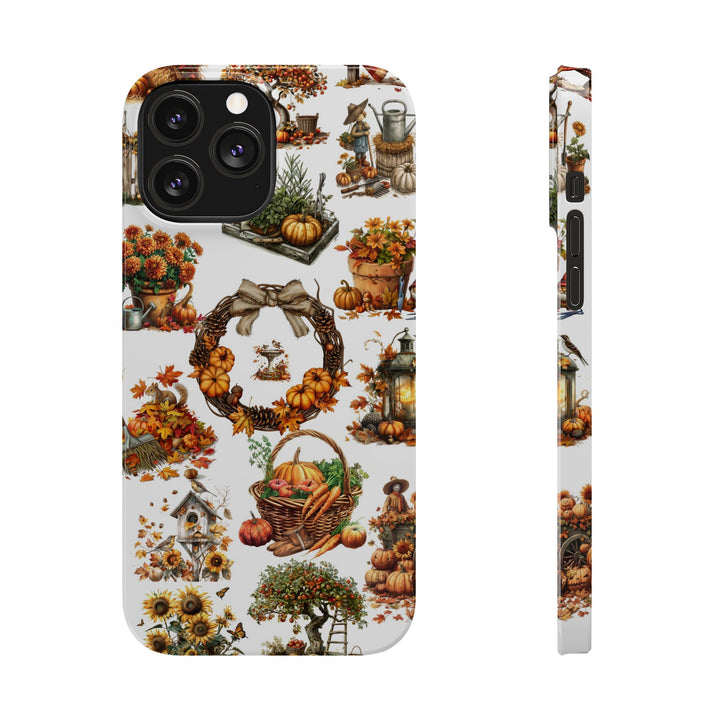 Slim Fall Leaves Collage Cute Phone Cases for Iphone | iPhone 15 Case | iPhone 15 Pro Max Case, Iphone 14, Iphone 14 Pro Max, Iphone 13, 12 - Studio40ParkLane