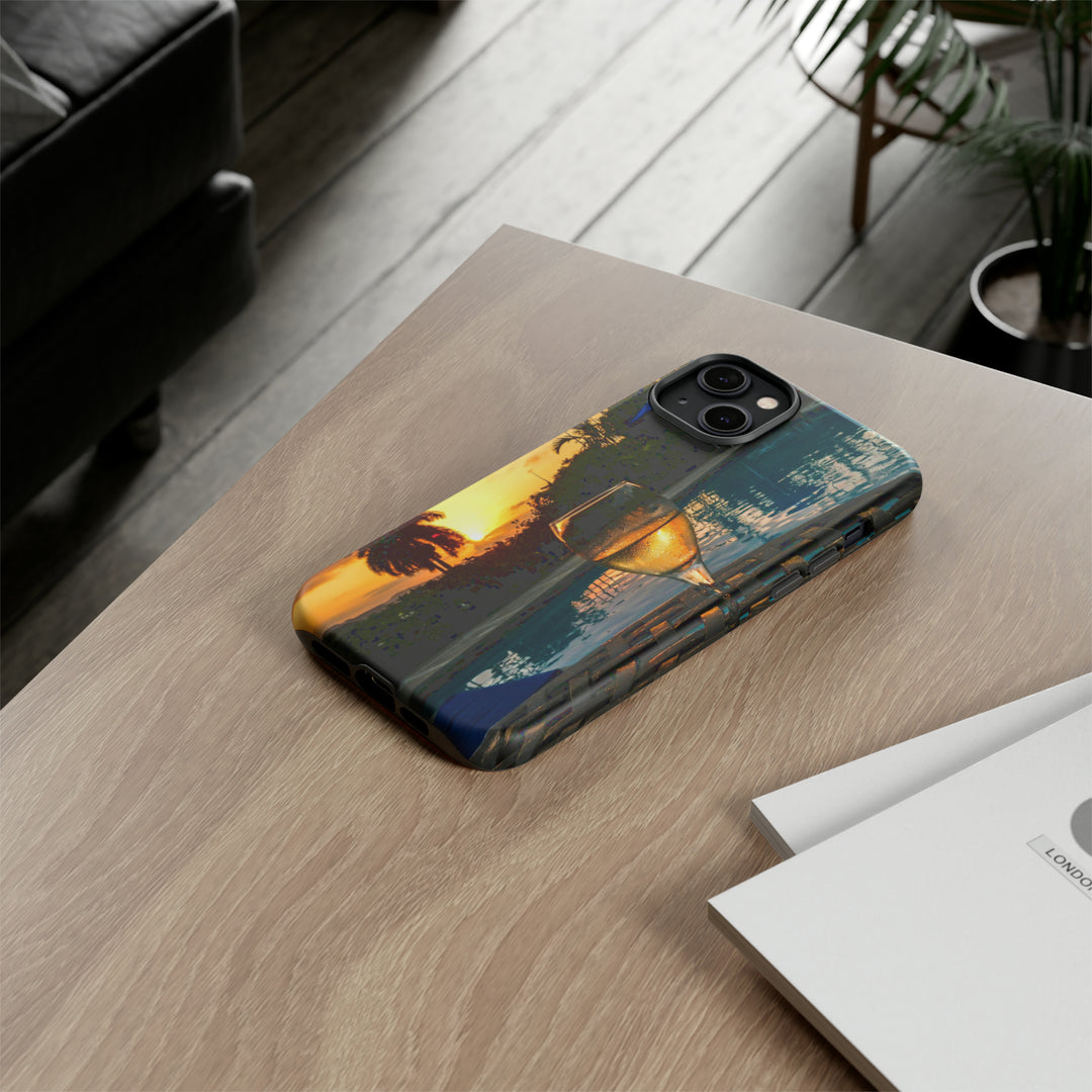 Cute IPhone Case | iPhone 15 Case | iPhone 15 Pro Max Case, Iphone 14 Case, Iphone 14 Pro Max Case IPhone Case for Art Lovers - Jamaica Sunset - Studio40ParkLane