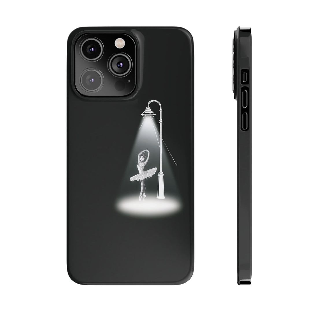 Slim Ballet Dancer Spotlight Gift for Her Cute Phone Cases for Iphone 16 Pro Max | iPhone 15 Case | iPhone 15 Pro Max Case, Iphone 14, 13, 12, 11, 10, 8, 7 - Studio40ParkLane