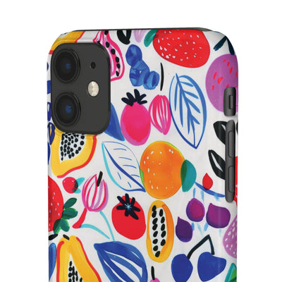 Snap Summer Fruit Gift for Her Cute Phone Cases for Samsung Galaxy S24, S23, S22, S21, S20, Plus, Ultra, Iphone 16, 15, 14, Pro and Max