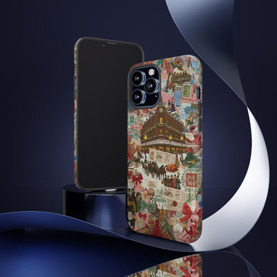 Aesthetic Tough London Coquette Collage Premium Phone Case - For iPhone 17 Pro Max iPhone 16 Pro iPhone 15 Iphone 14 Plus 13 Pro 12 11 10 XR - Studio40ParkLane